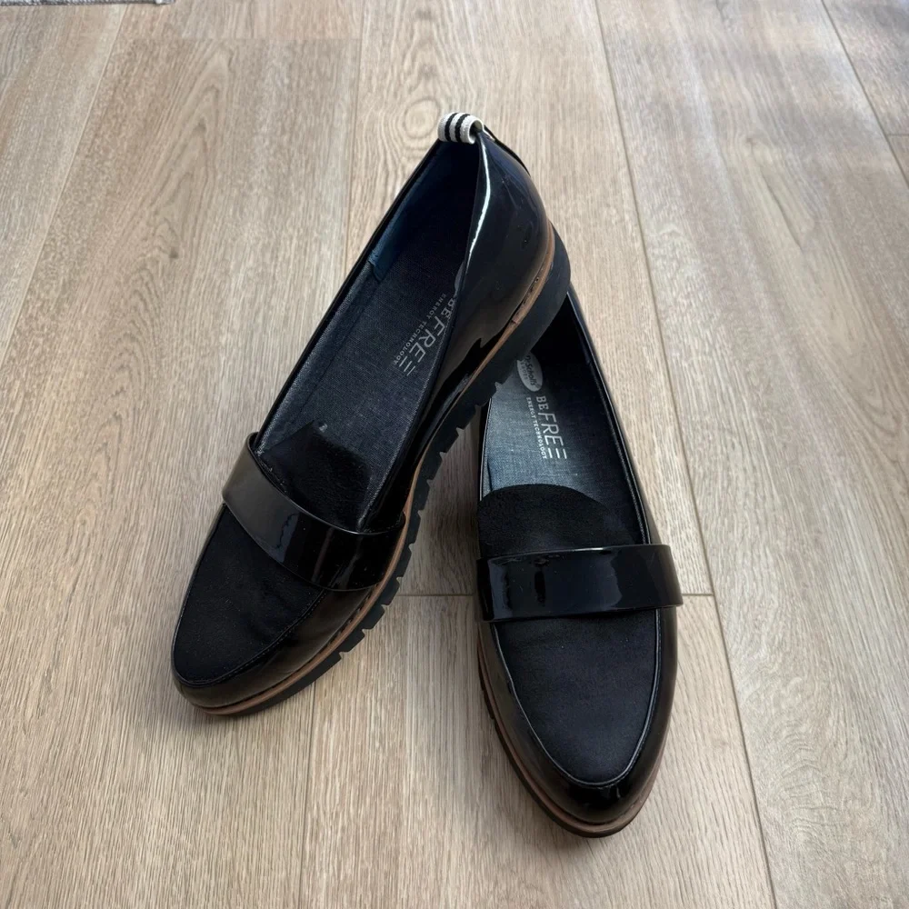 Dr Scholl's Shoes Webster Black Loafers Be Free Energy Tech